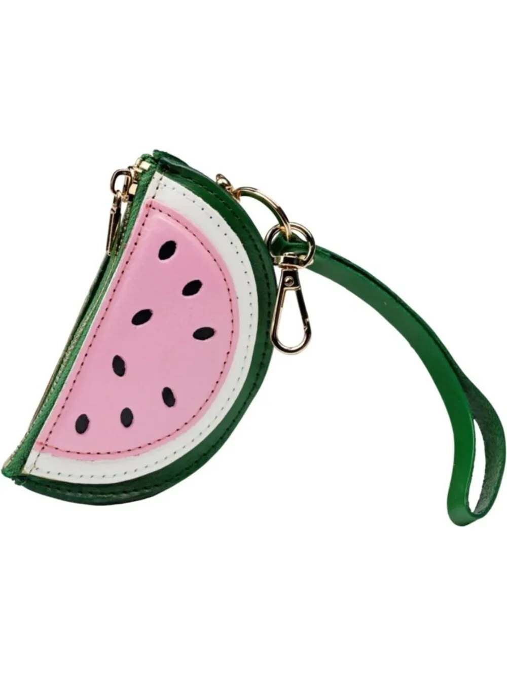 Cute Watermelon Mini Coin Purse Keychain | Fruit Charm Wallet for Women